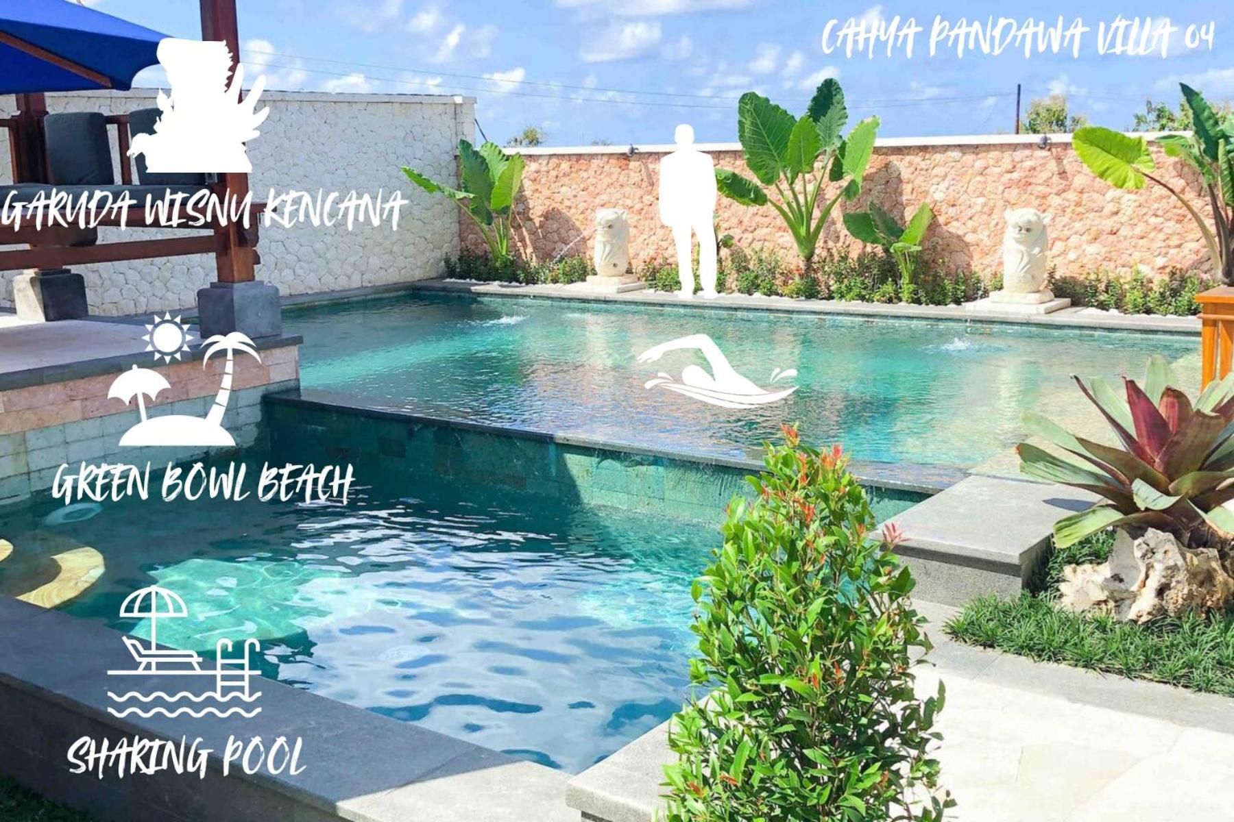 Cahya Pandawa Villa 4 Унґасан Екстер'єр фото